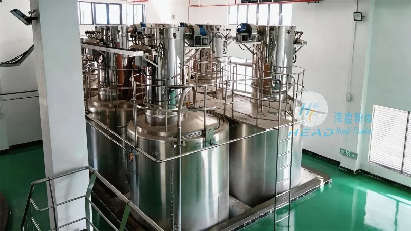 Dự án vận chuyển khí lực tự động phối trộn bột nhựa tại Cali, Colombia